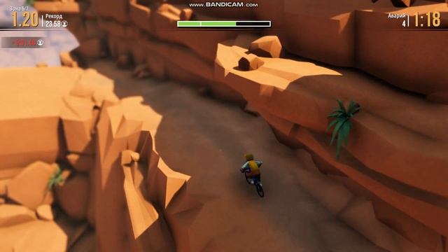 Lonely Mountains Downhill | Играем в Lonely Mountains Downhill смотреть онлайн