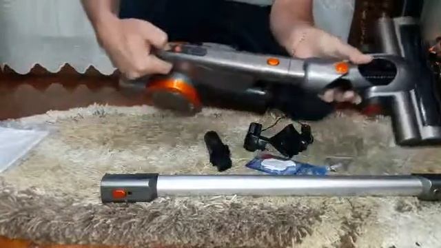 НОВИНКА Пылесос беспроводной "Puppyoo" смотреть онлайн