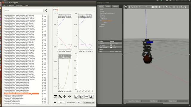 Ballbot Gazebo Simulation (Omni Wheeled Robot) ROS смотреть онлайн