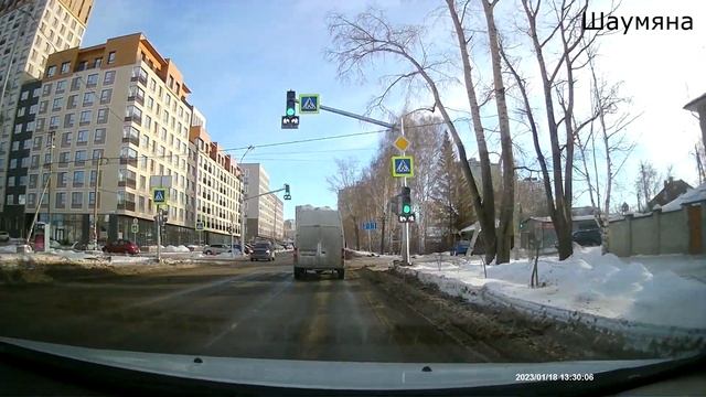 2/3 Экзаменационный маршрут Чкалова (Фурманова/Шаумяна) ГИБДД Екатеринбург Юго-запад 2023 смотреть онлайн