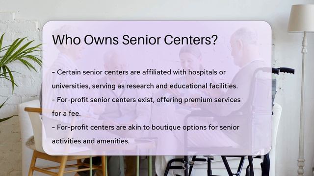 Who Owns Senior Centers? - CountyOffice.org смотреть онлайн