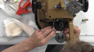 Съёмный воротник из норки. Мастер-класс от Леонида Вестеровского. Часть 2. Соединение ткани и меха.