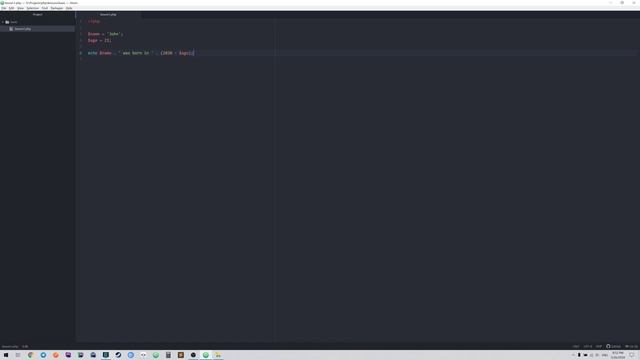 Learn PHP (Variables) - part 5 смотреть онлайн