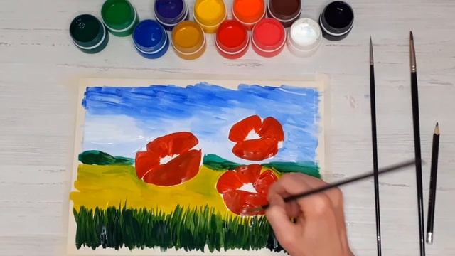 Мастер-класс для детей по рисованию гуашью. смотреть онлайн