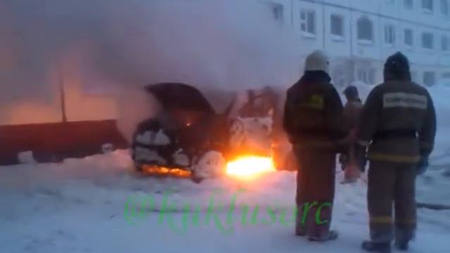 Машина горит 19 01 2018 1 смотреть онлайн