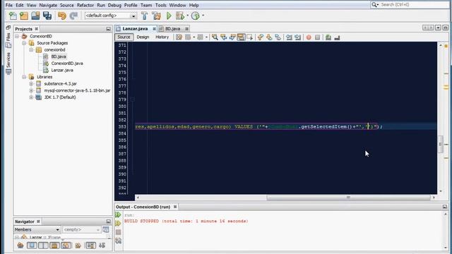 Guardar en una base de datos MySQL con Java (Uso de Insert Java y MySQL) смотреть онлайн