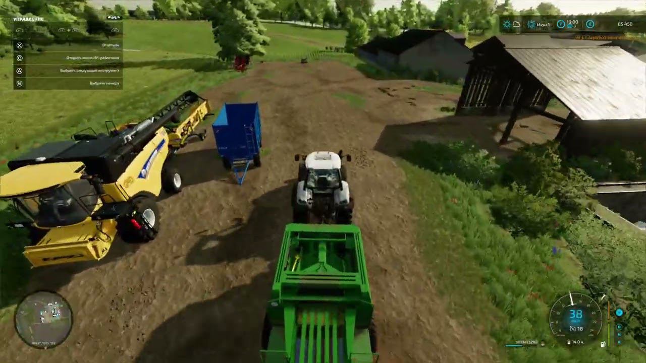 (PS4 Pro) FS22 The Old Stream Farm #22 смотреть онлайн