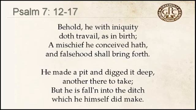Psalm 7 12-17 to St. Andrew смотреть онлайн