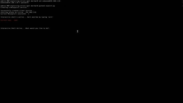 Exploiting Struts OGNL смотреть онлайн