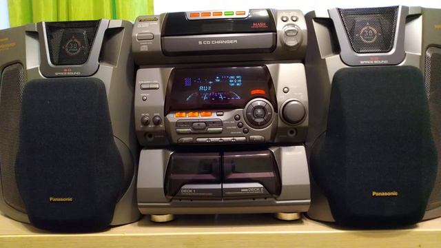 Bluetooth MP3 USB модуль в действии на Panasonic SA-AK50 смотреть онлайн
