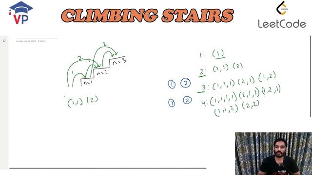 Climbing Stairs Problem | Detailed Explanation and Code (Java ) | LeetCode 70 смотреть онлайн