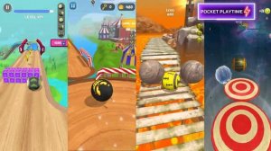 Going Balls vs Fast Ball Jump vs Rollance vs Action Balls - All level gameplay Android, IOS