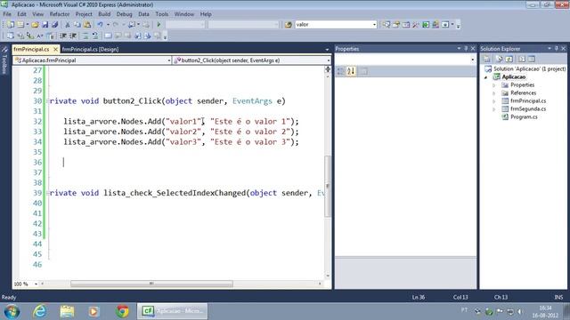 238 TreeView Adicionando Nodes e Nodes dentro de Nodes смотреть онлайн
