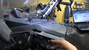 Как завести BRP снегоход без ключа..