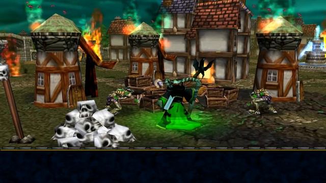 Прохождение Warcraft III Reign of chaos альянс 4 глава Coop смотреть онлайн
