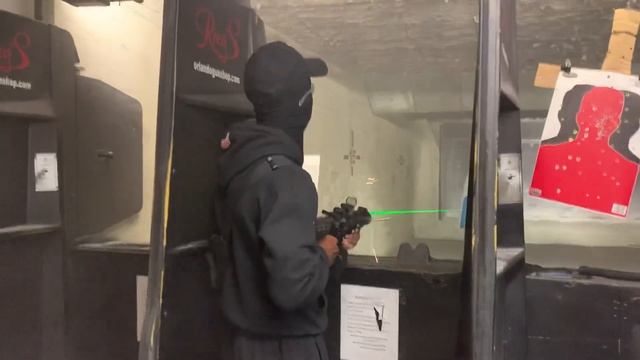 I GOT KICKED OUT THE GUN RANGE !! AR PISTOL 60 ROUND MAG DUMP