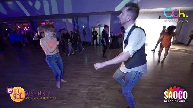 Anton Shcherbak & Irina Elohova Cha-cha-cha Dancing at El Sol Warsaw Salsa Festival 08.11.2019 смотреть онлайн