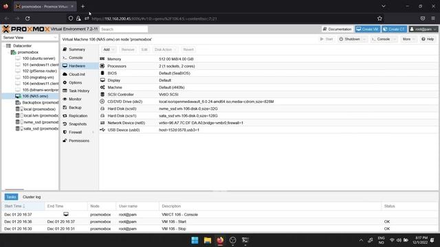 Homelab NAS with OpenMediaVault on Proxmox смотреть онлайн