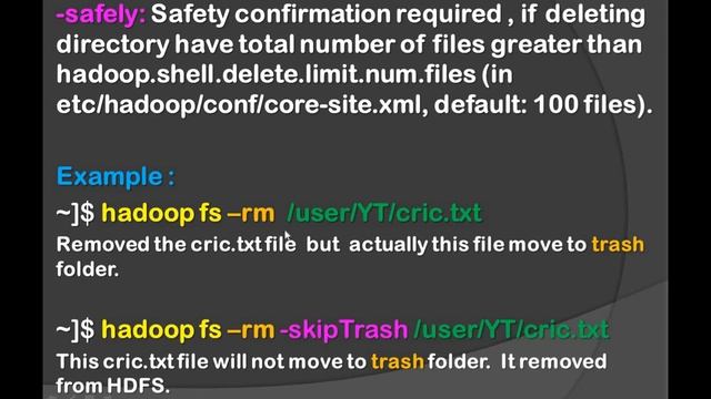 How to Remove file/folder from HDFS || Hadoop HDFS Commands Part 7 смотреть онлайн