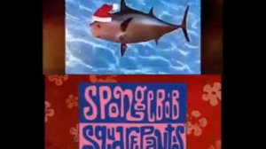 Губка боб новогодняя и обычная заставка