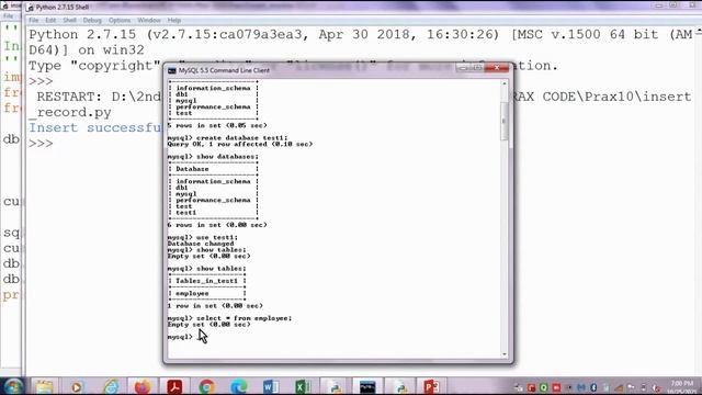 Design the tables in database applications using python смотреть онлайн