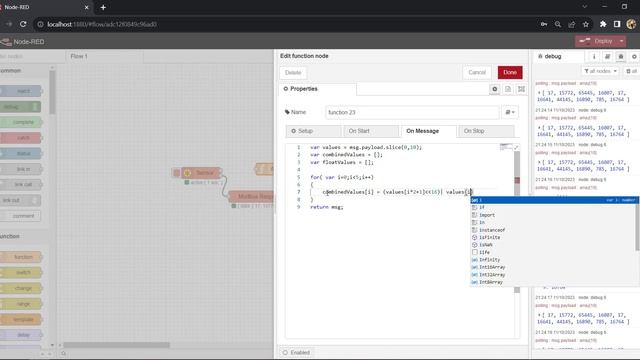 (Node-RED) Receiving TCP Modbus Data and Converting to Floating Point Values смотреть онлайн