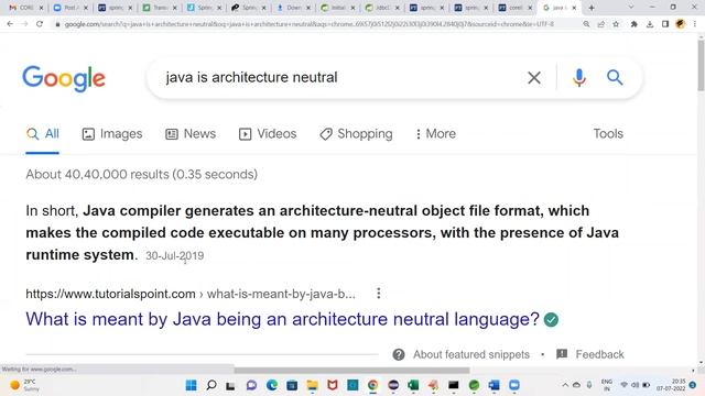 CORE JAVA tutorials || Demo - 4 || by Mr. Ratan On 07-07-2022 @8PM IST смотреть онлайн