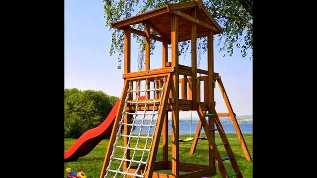 детские игровые комплексы для дачи и улицы марки Китеж смотреть онлайн