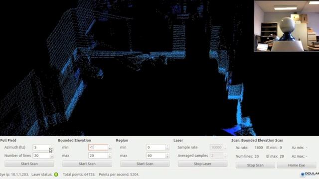 RobotEye Viewer - PCL Ocular Robotics Code Sprint смотреть онлайн