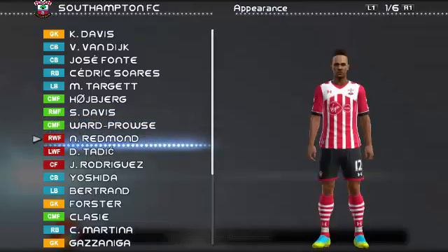The faces of the players Southampton pes 13 смотреть онлайн