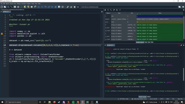 KMeans Clustering Example | Python ML | Spotify dataset смотреть онлайн