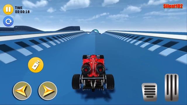 Formula Jet Car Impossible Track Rasing Stunts Games – Mega Ramp Stunts - Android Gameplay смотреть онлайн