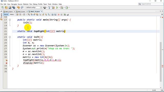 [Java] - Bài tập 3.11: Ma trận Xoắn ốc. смотреть онлайн
