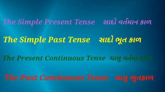 The Past Continuous Tense Part:1 смотреть онлайн