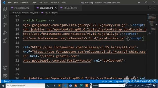 PHP laravel 8 #043authentication profile & controller & one to many смотреть онлайн