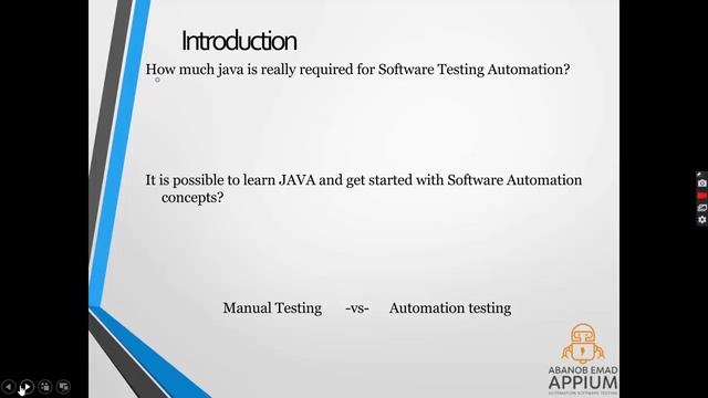 Java for Testers | Introduction смотреть онлайн