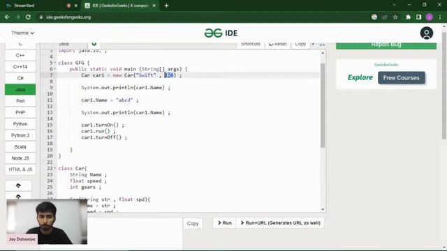 Java Tutorials for Beginners: OOPS | GeeksforGeeks Programming смотреть онлайн