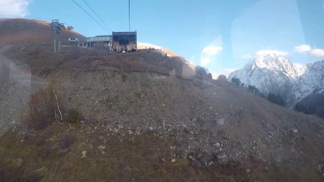 21.10.2023 Домбай, Маятниковая канатная дорога