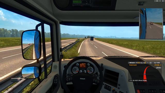 Euro Truck Simulator 2 московская область M5 смотреть онлайн