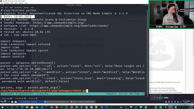 Beginner Hacking with TryHackMe's SimpleCTF! смотреть онлайн