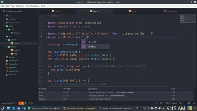 03 - Express, Nodemon, and PM2 смотреть онлайн