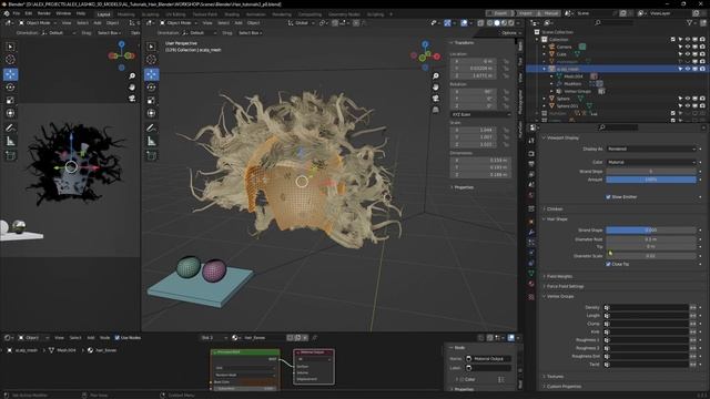 Blender Hair Particle Settings Overview смотреть онлайн