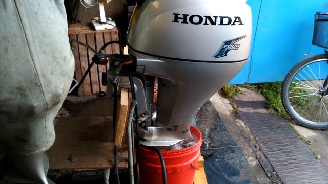 Honda BF-15 после ремонта смотреть онлайн