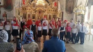 Воскресение Твое Спасе, Ангелы поют на небесах...Детский хор.