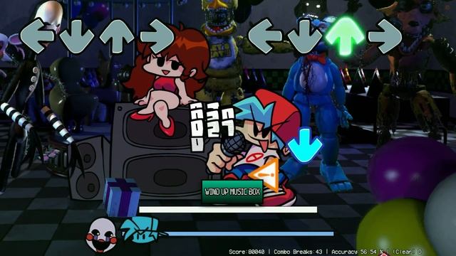 Friday Night Funkin' VS Withered Freddy FULL WEEK + Cutscenes (Five Nights at Freddy's) (FNF Mod) смотреть онлайн