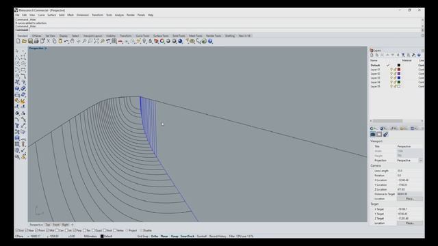 RhinoCeros #1-2 Моделирование корпуса корабля