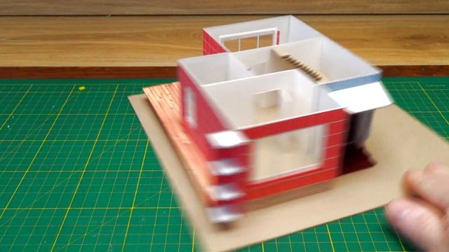 Дом из картона Своими руками, Как сделать? Легко. How to make a house out of cardboard.Modern House смотреть онлайн