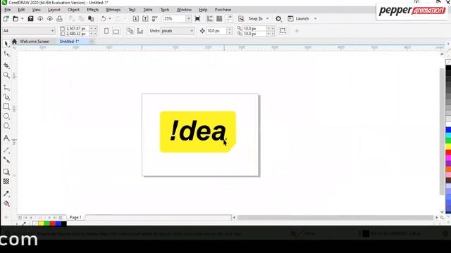 Coreldraw Class 1 | Learn CorelDraw Online Course | Best Graphic Design Institute Pepper Animation смотреть онлайн