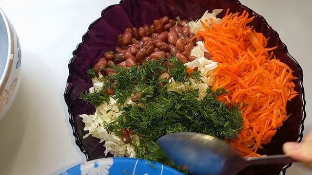 Витаминный салат с пекинской капустой