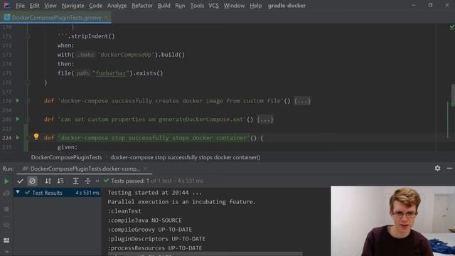 Contributing to an open source GitHub repository (Gradle Docker plugin) смотреть онлайн